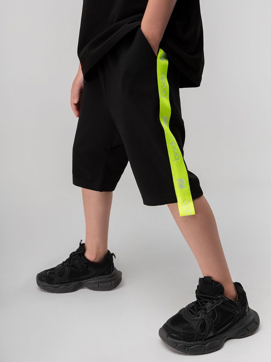 Шорты с брендированной лентой - фото 4