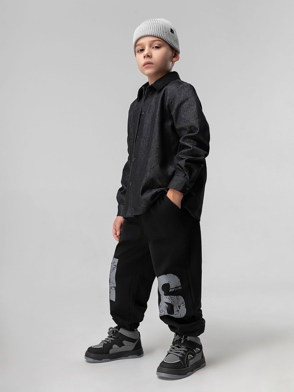 Брюки с принтом 