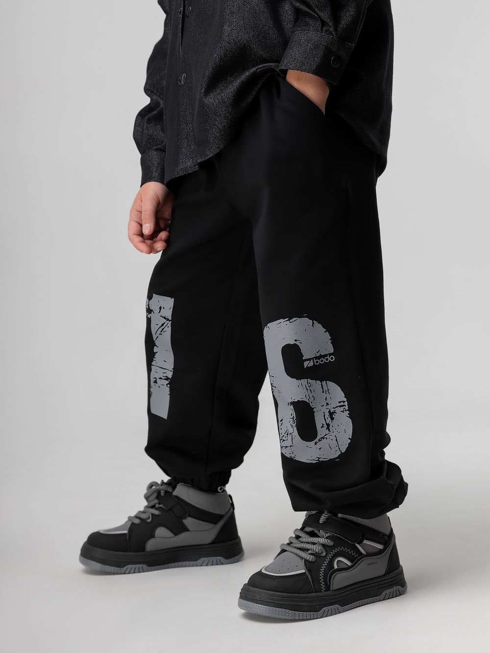 Брюки с принтом 