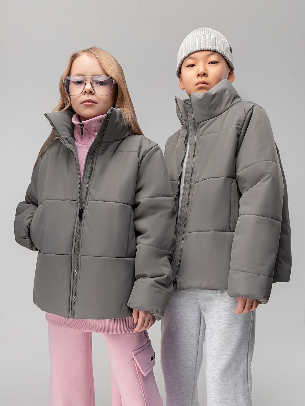 Куртка с воротником стойкой - фото 1