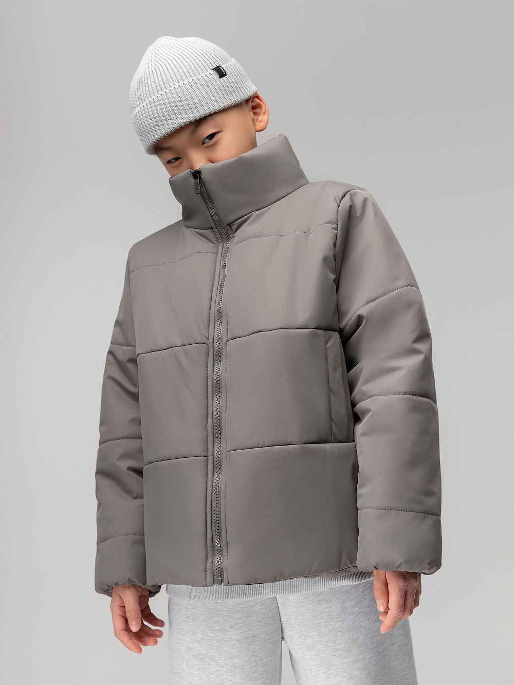 Куртка с воротником стойкой - фото 5