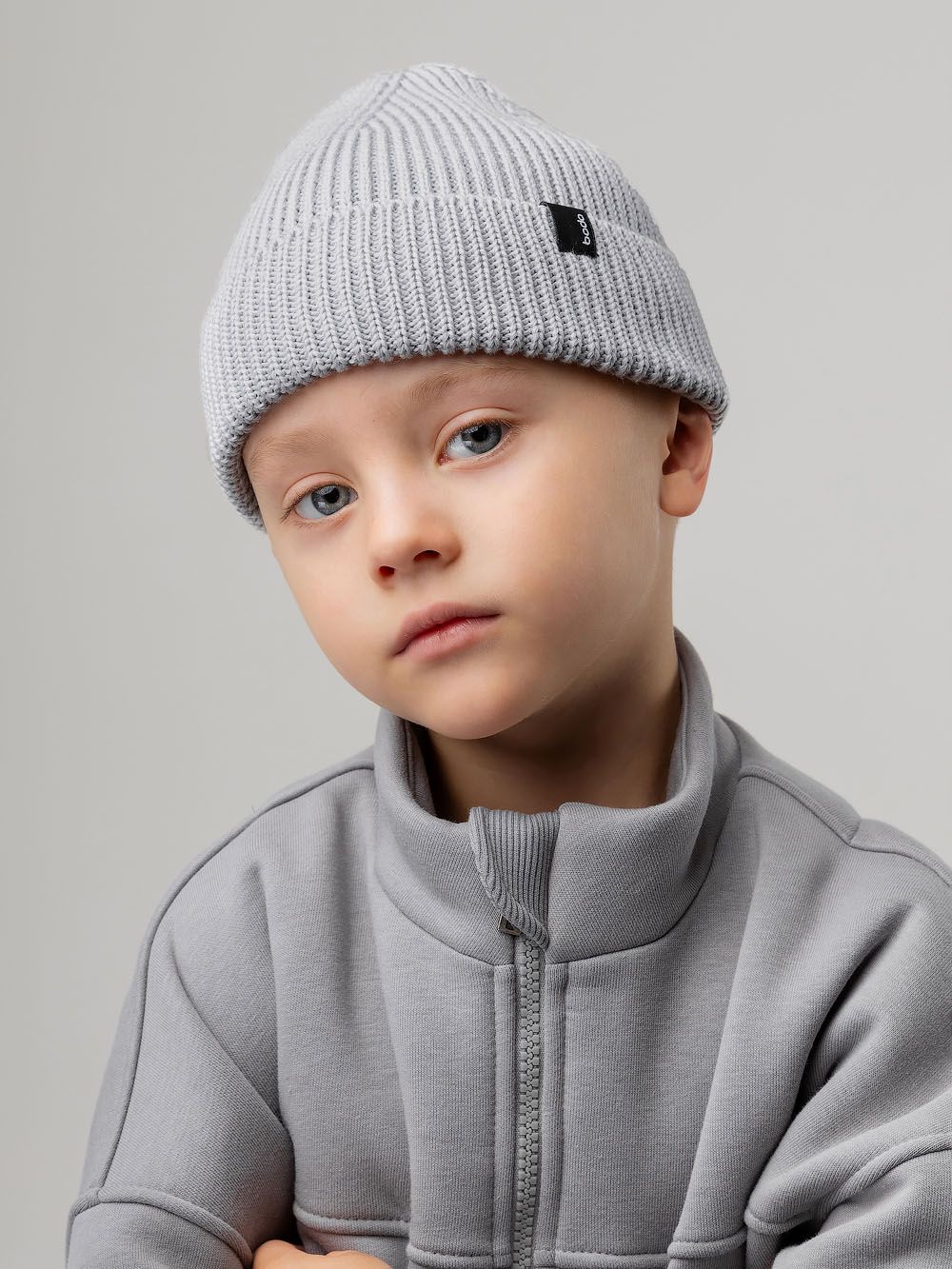 Шапка - бини вязаная - фото 1