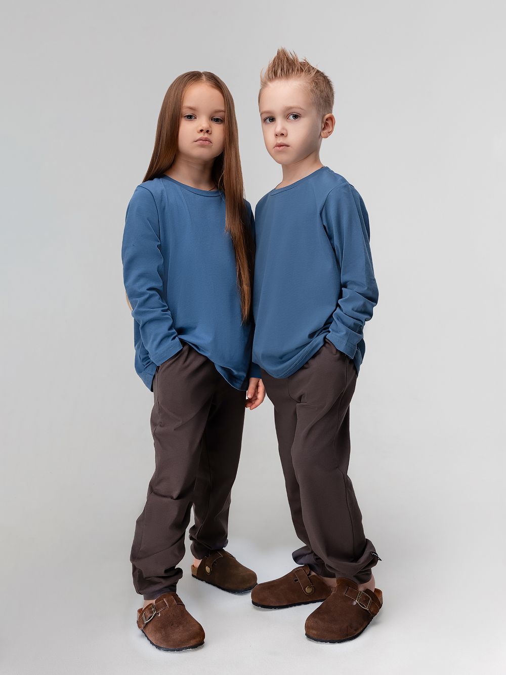 Брюки однотонные - фото 2