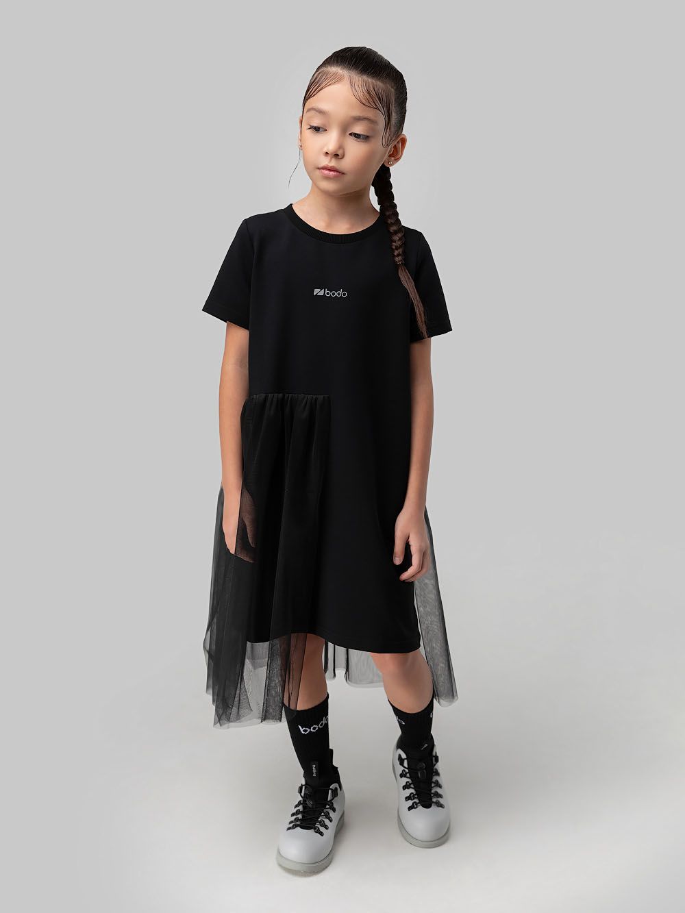 Платье с фатином - фото 6