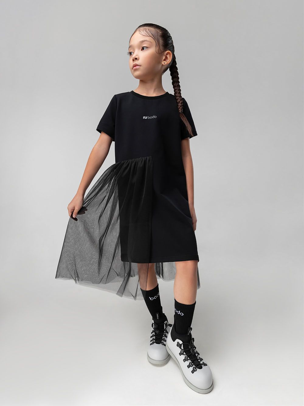 Платье с фатином - фото 3