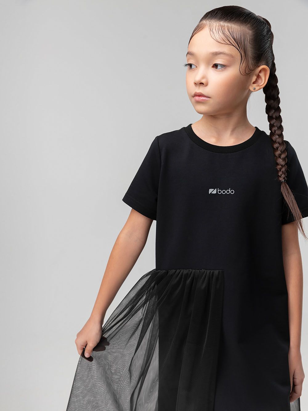 Платье с фатином - фото 4