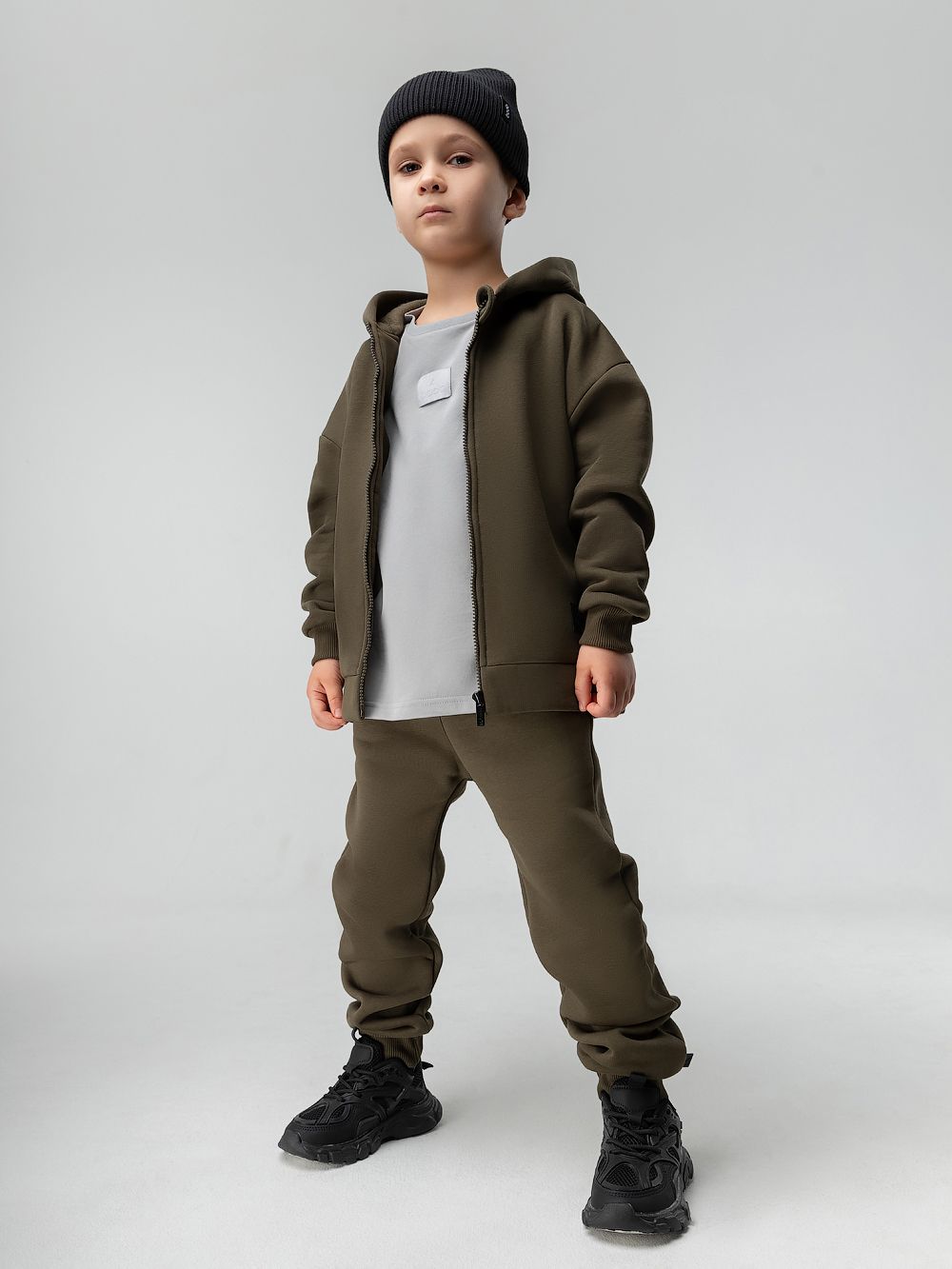 Костюм с капюшоном утеплённый - фото 1