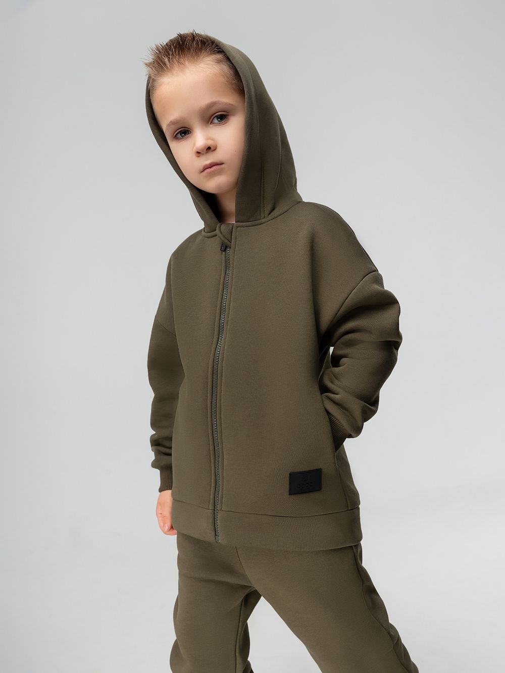 Костюм с капюшоном утеплённый - фото 4