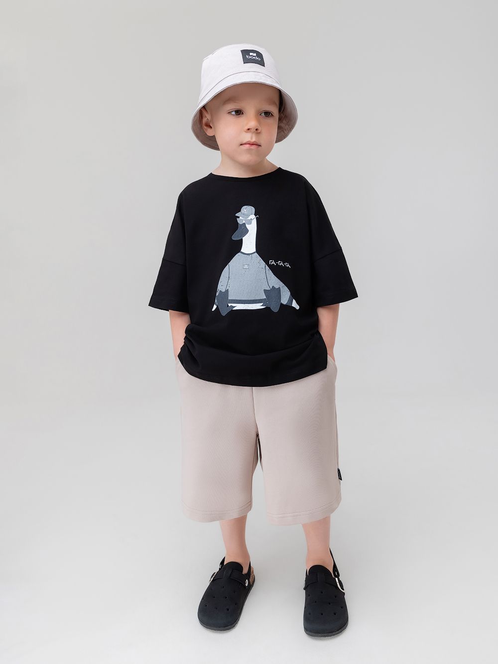 Шорты прямые с карманами - фото 3