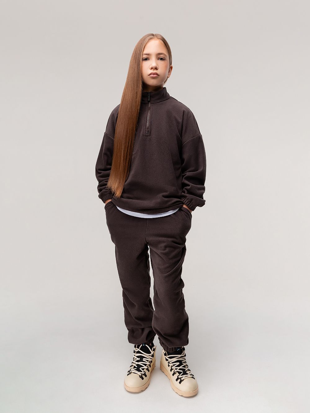 Костюм на полузамке флисовый - фото 3