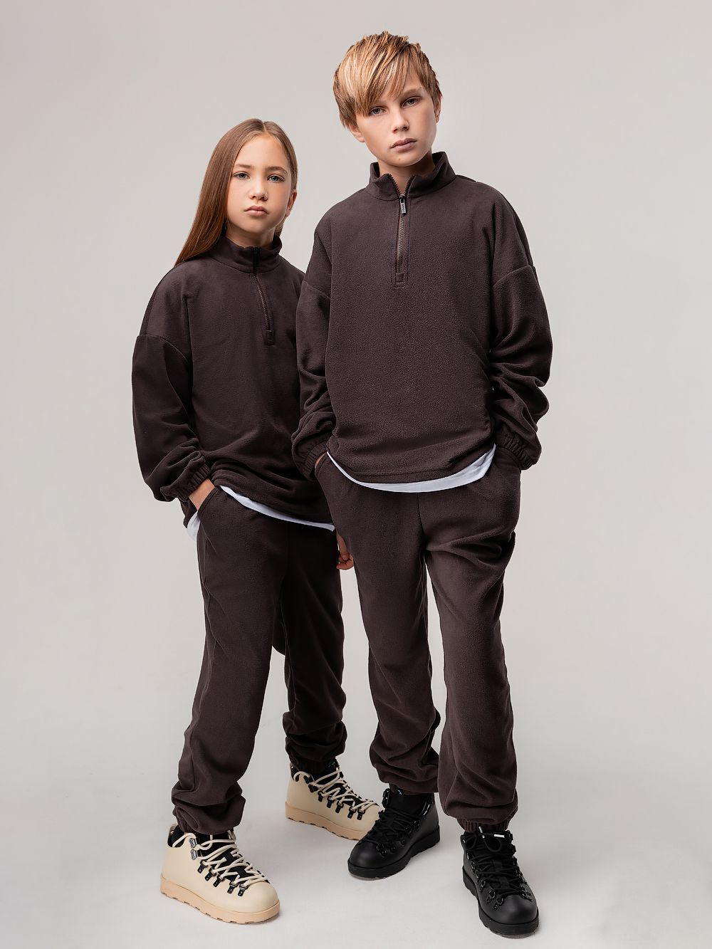 Костюм на полузамке флисовый - фото 1