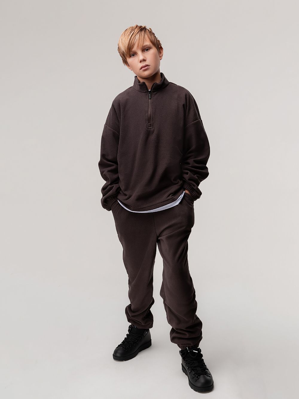 Костюм на полузамке флисовый - фото 4