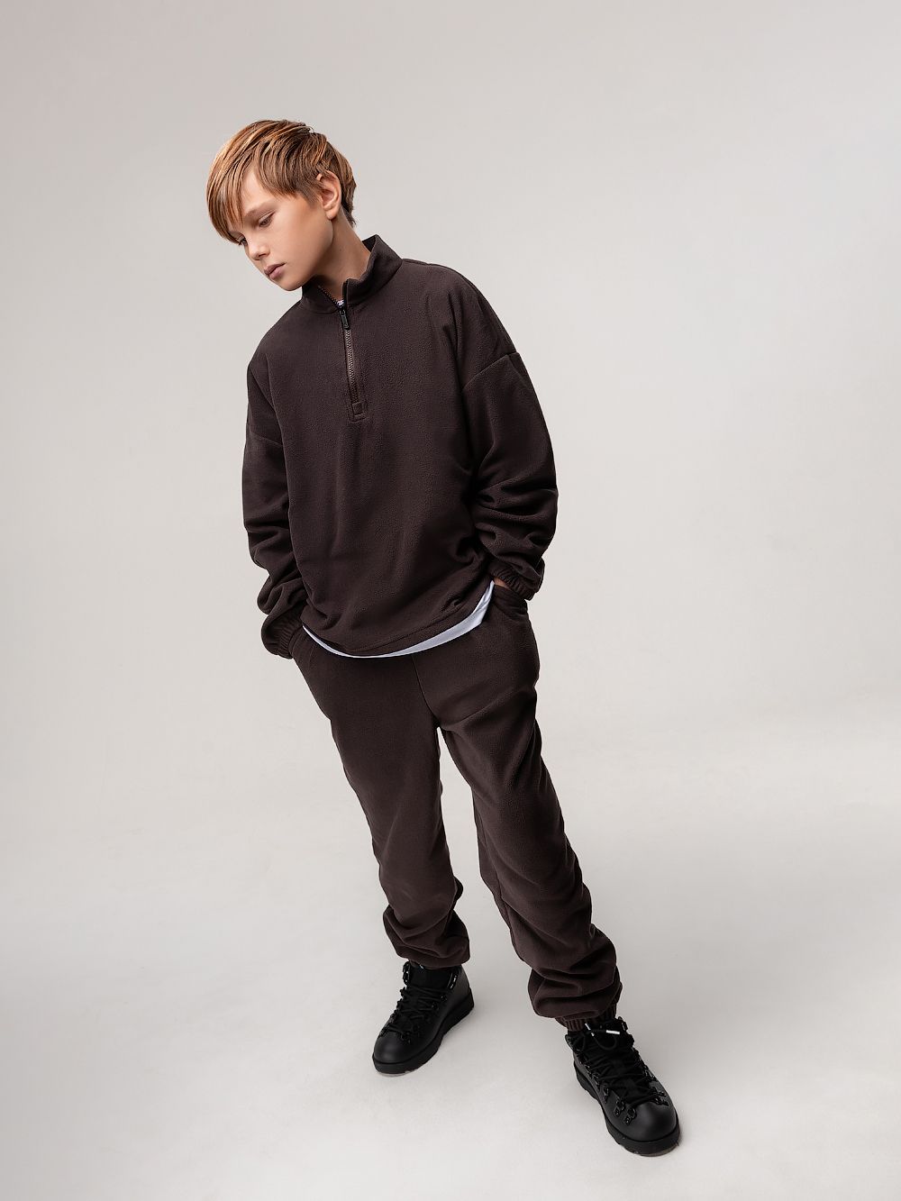 Костюм на полузамке флисовый - фото 2