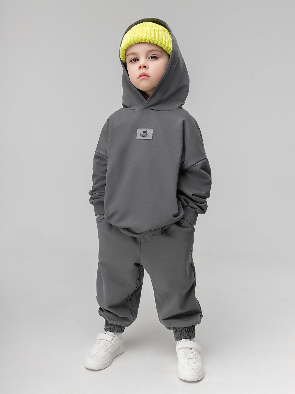 Костюм с оверсайз худи - фото 4