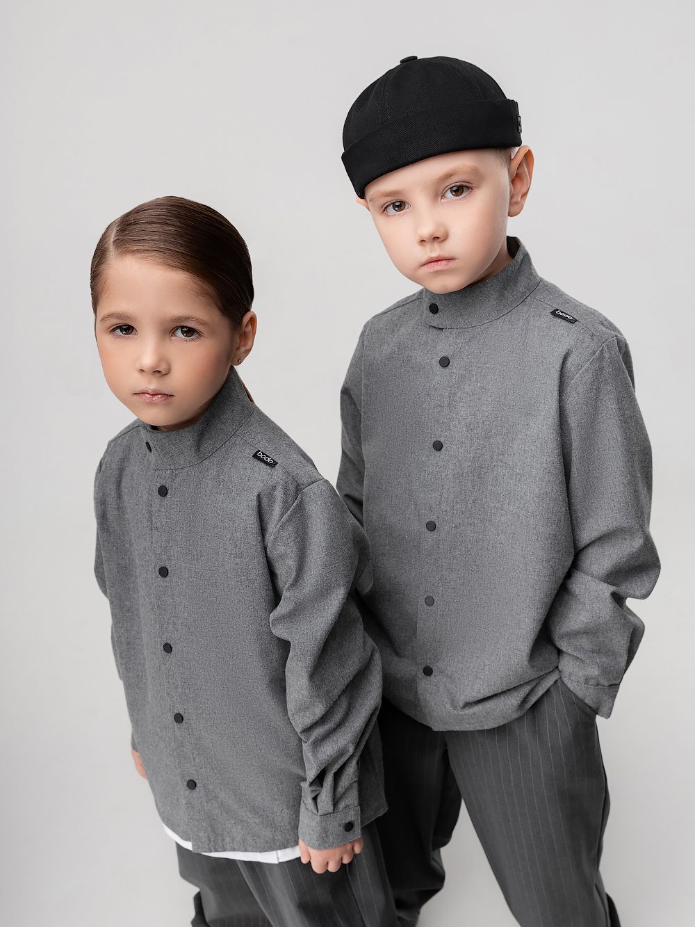 Рубашка фланелевая однотонная - фото 3