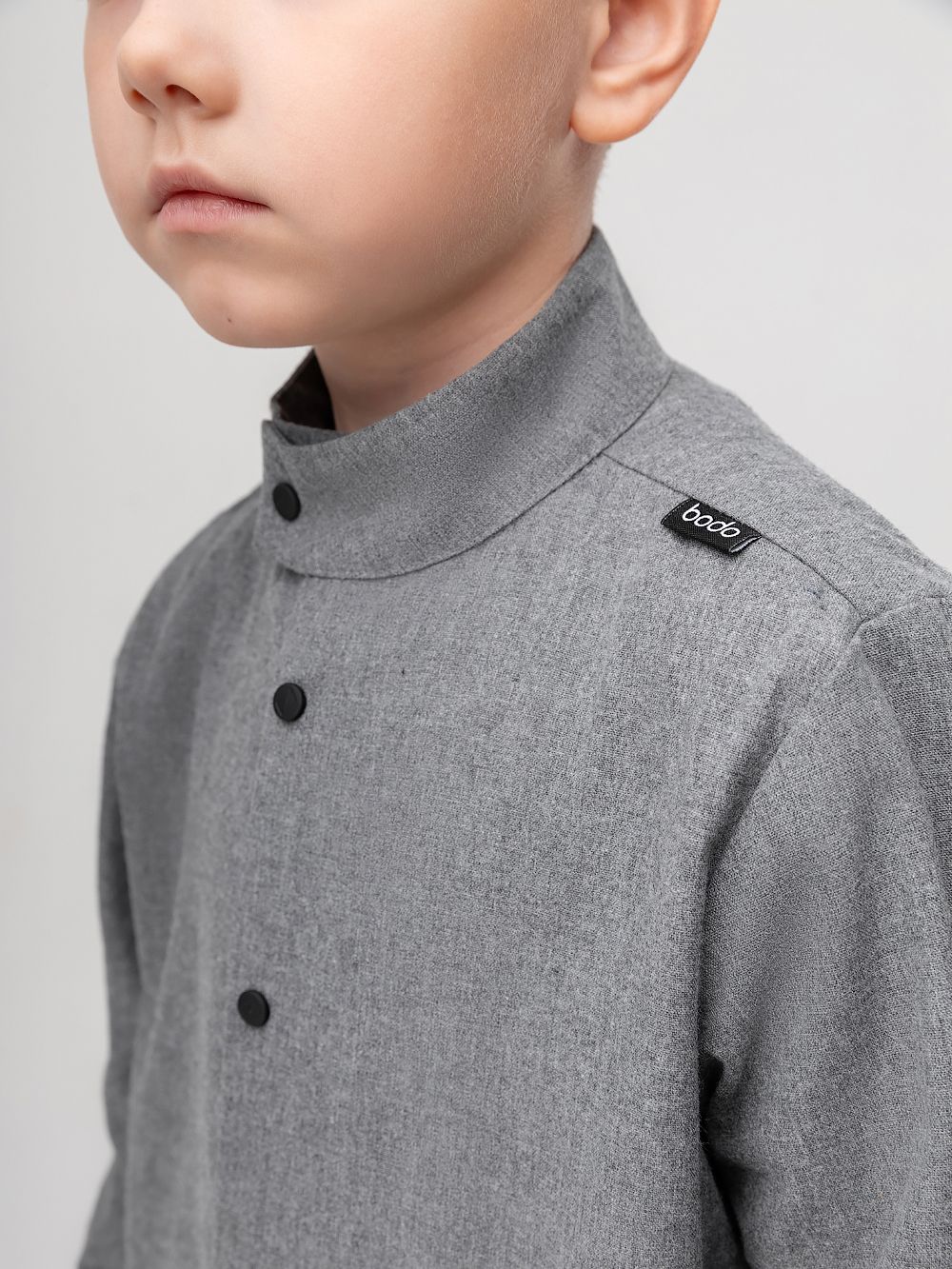 Рубашка фланелевая однотонная - фото 5